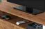 TV-Unterschrank Manase 06, Farbe: Eiche Braun / Weiß Hochglanz - 49 x 180 x 47 cm (H x B x T)