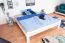 Jugendbett "Easy Premium Line" K4, 200 x 200 cm Buche Vollholz massiv weiß lackiert
