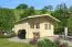 Gartenhaus 4,75 x 4,75 Meter (inkl. Dach) | Natur | Satteldach | 28 mm Blockbohlen Abbildung
