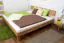 Holzbett Bettgestell Eiche 200 x 200 cm geölt Abbildung