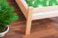 Bettrahmen für Kinder / Kinderbett 90 x 200 cm | Massivholz: Buche | Natur Lackiert | besonders hohe Qualität Abbildung