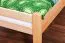 Bettrahmen für Kinder / Kinderbett 90 x 200 cm | Massivholz: Buche | Natur Lackiert | besonders hohe Qualität Abbildung