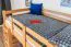 Jugendhochbett 120 x 190 cm | Massivholz: Buche | Natur Lackiert | umbaubar in Einzelbett | Premium-Qualität | inkl. Rollrost Abbildung