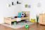 Bettrahmen für Kinder / Kinderbett 80 x 200 cm | Massivholz: Buche | Natur Lackiert Abbildung