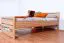 Bettrahmen für Kinder / Kinderbett 100 x 200 cm | Massivholz: Buche | Natur Lackiert Abbildung