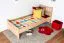 Bettrahmen für Kinder / Kinderbett 80 x 200 cm | Massivholz: Buche | Natur Lackiert Abbildung