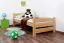 Bettrahmen für Kinder / Kinderbett 80 x 200 cm | Massivholz: Buche | Natur Lackiert Abbildung