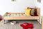 Bettrahmen für Kinder / Kinderbett 80 x 200 cm | Massivholz: Buche | Natur Lackiert Abbildung