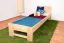 Bettrahmen für Kinder / Kinderbett 80 x 200 cm | Massivholz: Buche | Natur Lackiert Abbildung