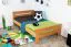 Bettrahmen für Kinder / Kinderbett 120 x 200 cm | Massivholz: Buche | Natur Lackiert | besonders hohe Qualität Abbildung