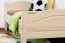 Bettrahmen für Kinder / Kinderbett 90 x 200 cm | Massivholz: Buche | Natur Lackiert Abbildung