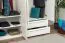 Kleiderschrank | 6 Drehtüren | 4 Schubladen | 5 Fächer | mit 3 Kleiderstangen | 277 cm breit | Farbe: Weiß Abbildung
