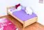 Bettrahmen für Kinder / Kinderbett 100 x 200 cm | Massivholz: Buche | Natur Lackiert Abbildung