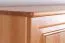 Kleiderschrank | 3 Drehtüren | 4 Schubladen | 4 Fächer | mit Kleiderstange | 154 cm breit | Massivholz | Farbe: Erle Abbildung