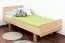 Bettrahmen für Kinder / Kinderbett 90 x 200 cm | Massivholz: Buche | Natur Lackiert Abbildung