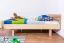 Bettrahmen für Kinder / Kinderbett 140 x 200 cm | Massivholz: Buche | Natur Lackiert Abbildung