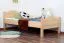Bettrahmen für Kinder / Kinderbett 80 x 200 cm | Massivholz: Buche | Natur Lackiert Abbildung