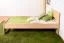 Bettrahmen für Kinder / Kinderbett 80 x 200 cm | Massivholz: Buche | Natur Lackiert Abbildung