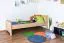Bettrahmen für Kinder / Kinderbett 80 x 200 cm | Massivholz: Buche | Natur Lackiert Abbildung