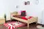 Bettrahmen für Kinder / Kinderbett 90 x 200 cm | Massivholz: Buche | Natur Lackiert Abbildung