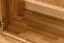 90 cm breiter Kleiderschrank mit 2 Türen, 4 Fächern und 2 Schubladen aus Massiv-Holz | Farbe: Natur | Tiefe: 40 cm Abbildung