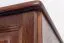 Kleiderschrank | 1 Drehtür | 1 Schublade | mit Kleiderstange | 47 cm breit | Massivholz | Farbe: Nuss Abbildung