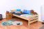 Bettrahmen für Kinder / Kinderbett 90 x 200 cm | Massivholz: Buche | Natur Lackiert Abbildung