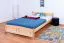 Bettrahmen für Kinder / Kinderbett 140 x 200 cm | Massivholz: Buche | Natur Lackiert Abbildung