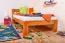 Kinderbett 100 x 200 cm | Massivholz: Kiefer | Erle Lackiert Abbildung