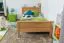 Bettrahmen für Kinder / Kinderbett 90 x 200 cm | Massivholz: Buche | Natur Unbehandelt Abbildung