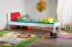 Bettrahmen für Kinder / Kinderbett 80 x 200 cm | Massivholz: Kiefer | Weiß Lackiert Abbildung