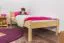 Bettrahmen für Kinder / Kinderbett 80 x 200 cm | Massivholz: Kiefer | Natur Lackiert Abbildung