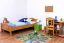 Bettrahmen für Kinder / Kinderbett 100 x 200 cm | Massivholz: Buche | Erle Lackiert Abbildung