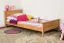 Bettrahmen für Kinder / Kinderbett 90 x 200 cm | Massivholz: Buche | Natur Unbehandelt Abbildung