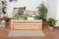 Buche Massivholzbett 140 x 200 cm Natur Abbildung