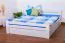 Schubladenbett Buche 160 x 200 cm Weiß Abbildung