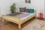 Holzbett Bettgestell Kiefer 160 x 200 cm Natur Abbildung
