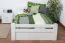 Bett 120 x 200 cm Buche massiv Weiß Abbildung