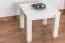 Wohnzimmertisch Kiefer massiv Weiß 50x60x60 cm, Massivholz-Couchtisch aus Holz Abbildung