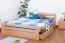 Massivholz Bettgestell Buche 160 x 200 cm Natur Abbildung
