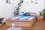 Bett Buche massiv 180 x 200 cm Natur Abbildung