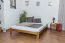 Massivholzbett Kiefer 160 x 200 cm Eiche Abbildung