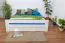Bett 180 x 200 cm Buche Weiß Abbildung