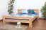 Bett Buche 180 x 200 cm Natur Abbildung