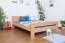 Holzbett 160 x 200 cm Buche massiv Natur mit Lattenrost Abbildung