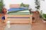 Schubladenbett Buche 160 x 200 cm Natur Abbildung