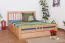 Bett 180 x 200 cm Buche massiv Natur Abbildung