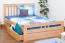 Buche Holzbett 140 x 200 cm Natur Abbildung