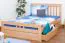 Stauraumbett Buche 140 x 200 cm Natur Abbildung