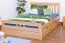 Schubladenbett Buche 140 x 200 cm Natur Abbildung